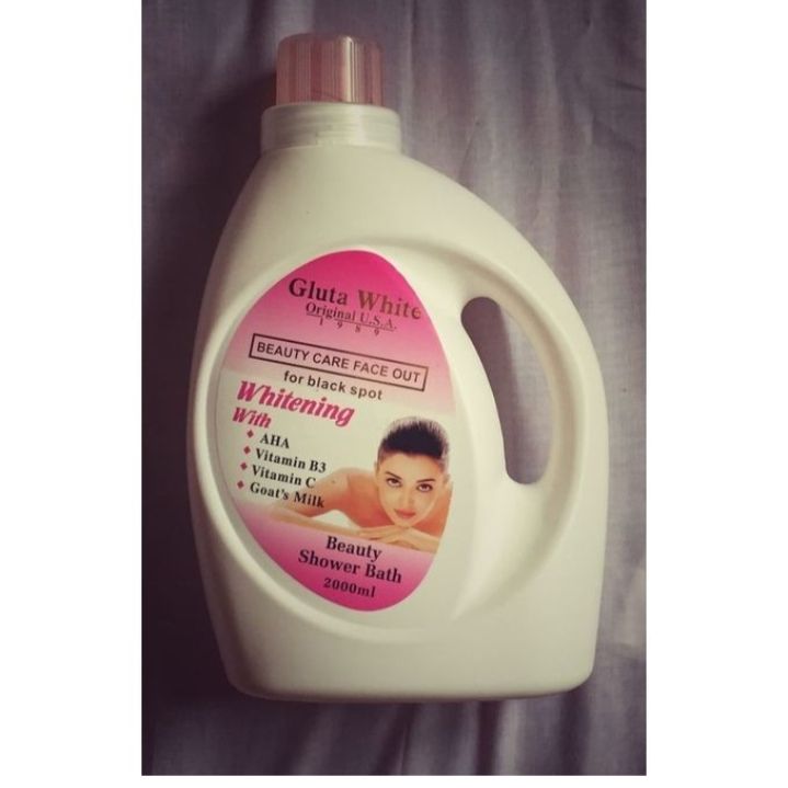 White Whitening Shower Gel- 2000ML- Whitening Shower Gel- 2000ML-