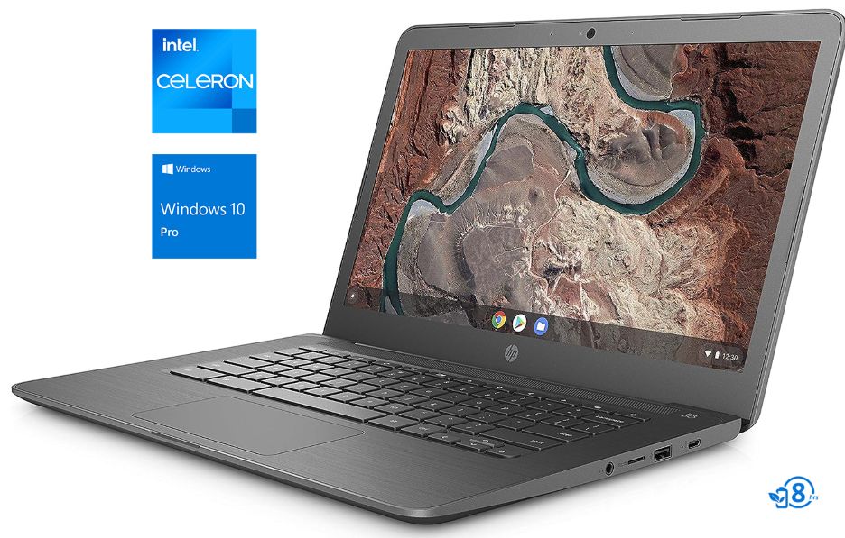 Stream 11 Laptop- Intel Celeron - 64GB SSD 4GB RAM Windows 10 PRO+ Mouse &USB Light For Keyboard