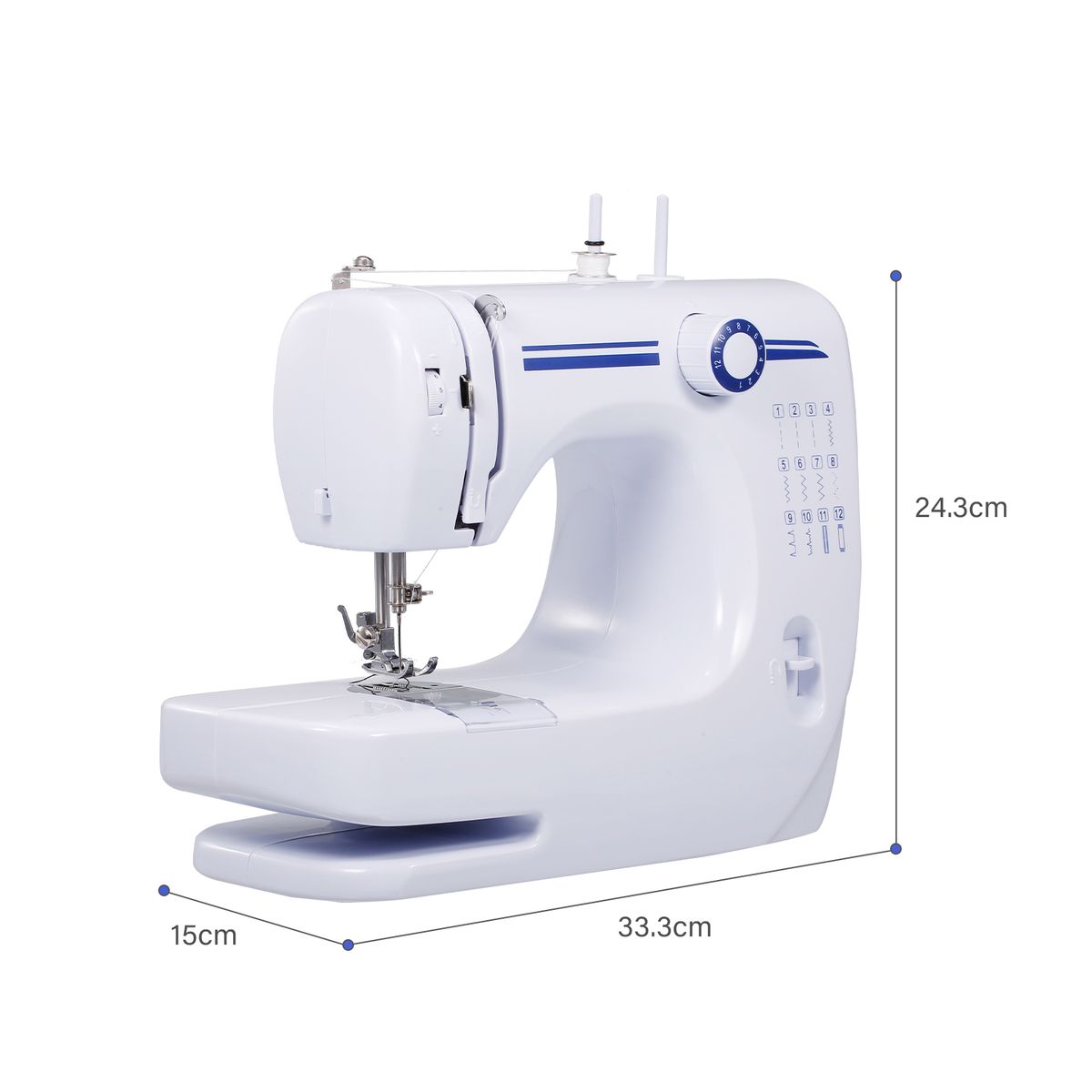 Mini Electric Sewing Machine Household Built-in Stitches