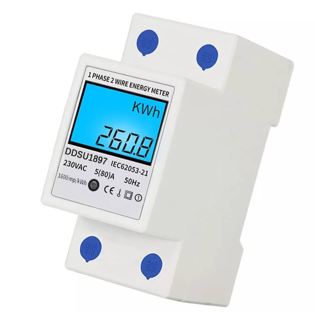 Energy Power Meter Ammeter/Wattmeter 80A 17KW