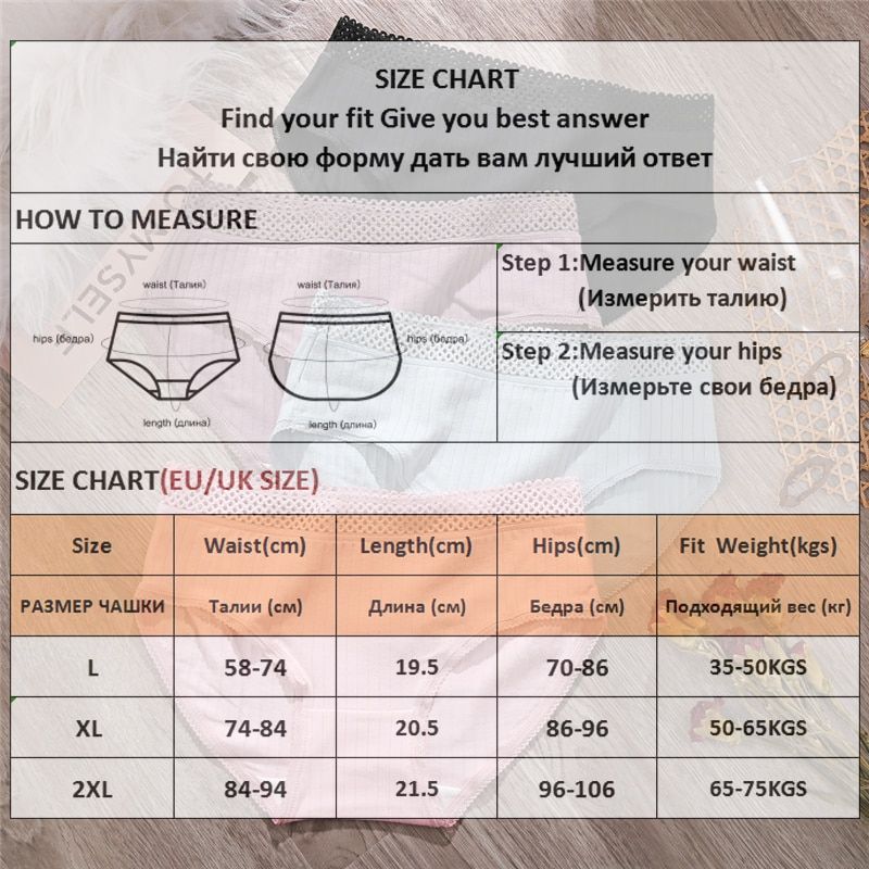 3Pc Women's Cotton Panties Hollow Waist Y  Soft Briefs For Women Female Lingerie Fashion Ladies Underpants L-2XL