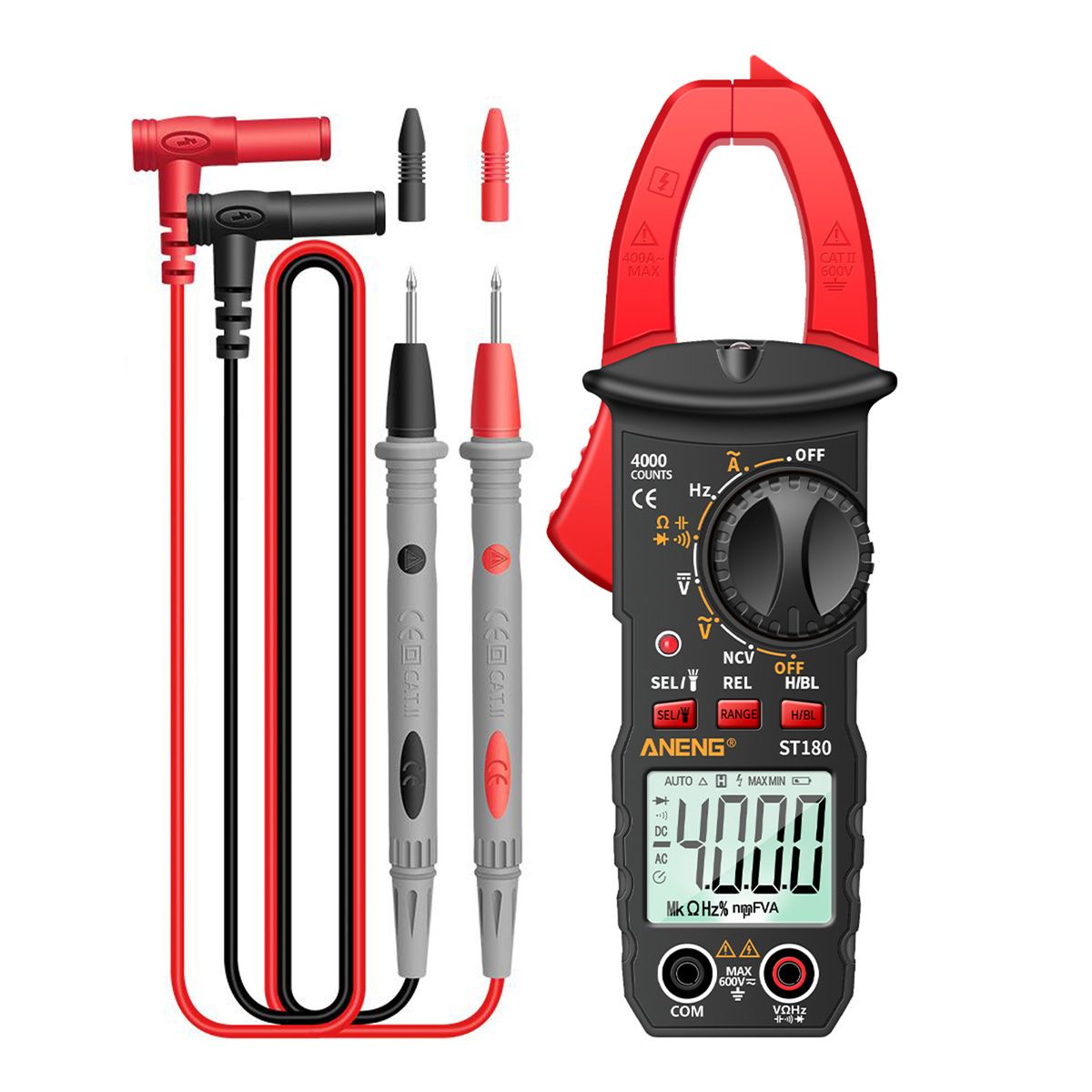 ST180 4000 Counts Digital Clamp Meter Multimeter