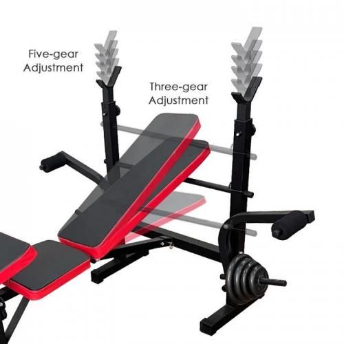 BENCH PRESS WITH 30KG BARBELL.