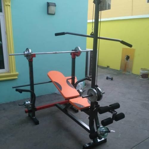 Standard Weight Bench With Lat Pull (NO WEIGHT)