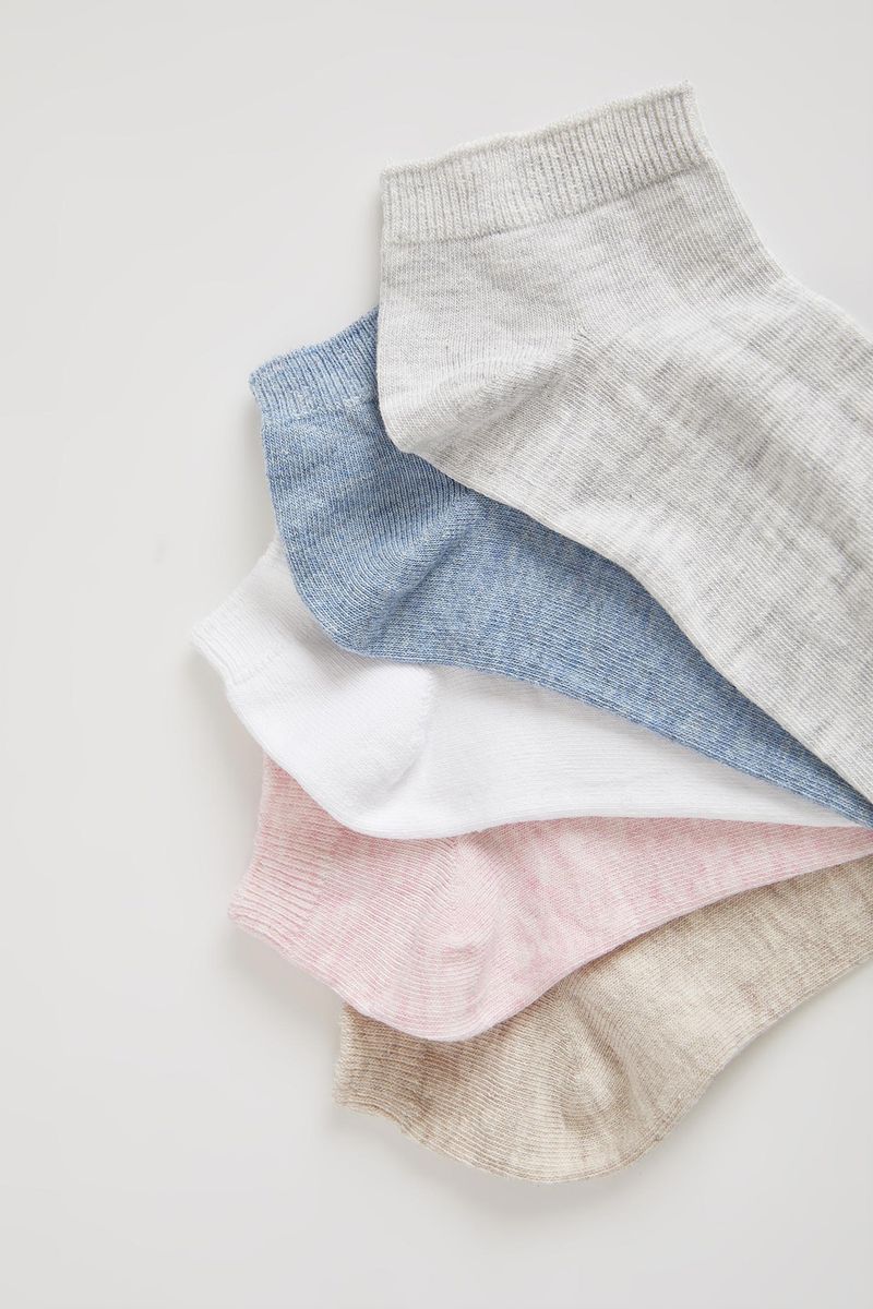 Woman Socks Low Cut Socks - Karma - 5 Pieces
