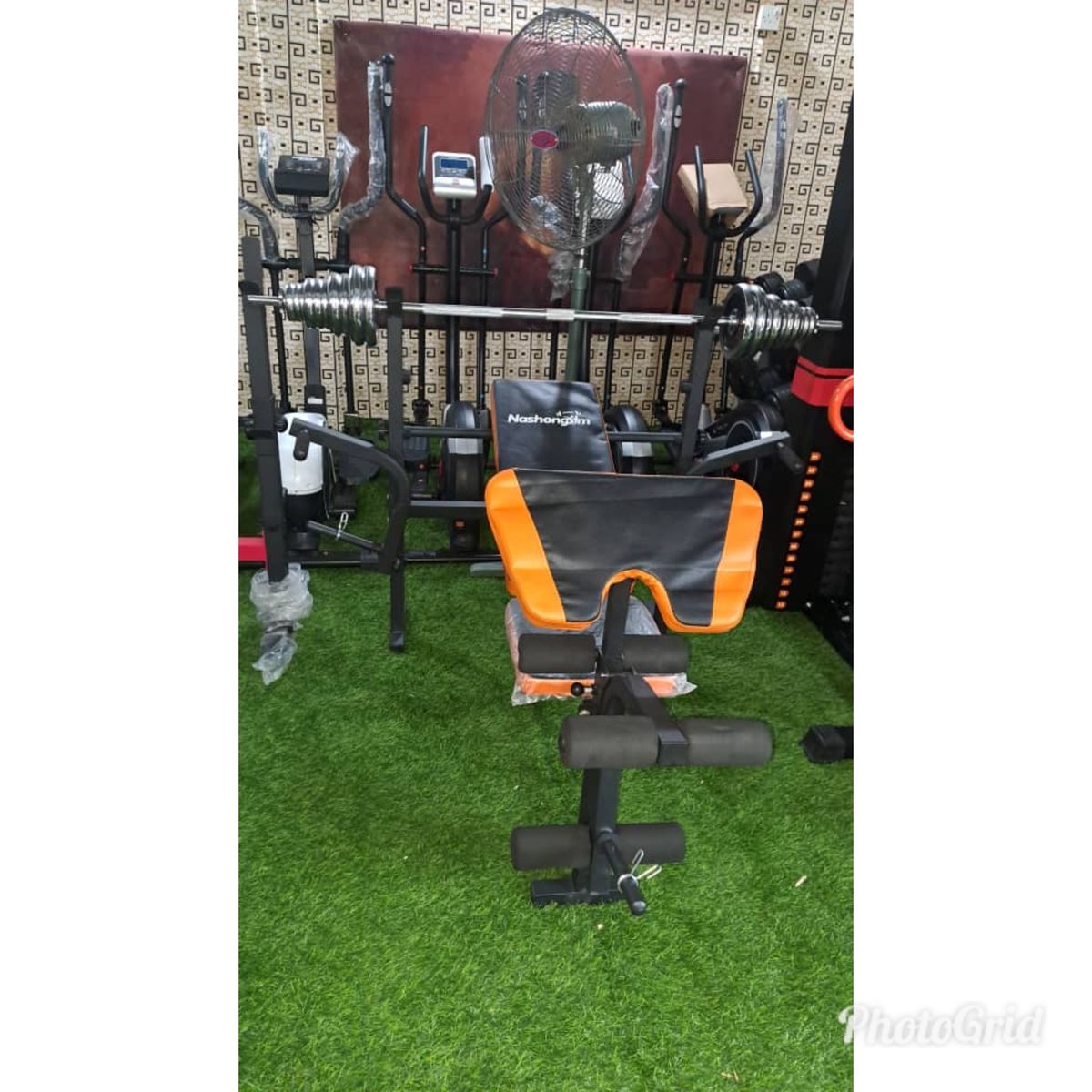 Standard Weight Bench With 30KG Barbell Multi Purpose
