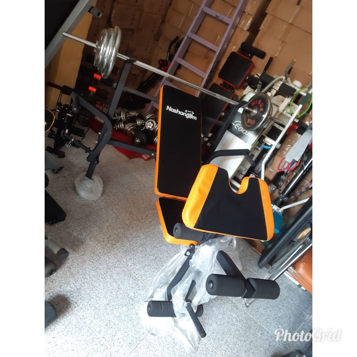 Standard Weight Bench With 30KG Barbell Multi Purpose