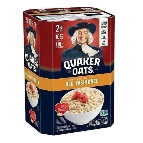 Oats Old Fashioned 100% Whole Grain - 4.52KG - 2 In 1 Pack