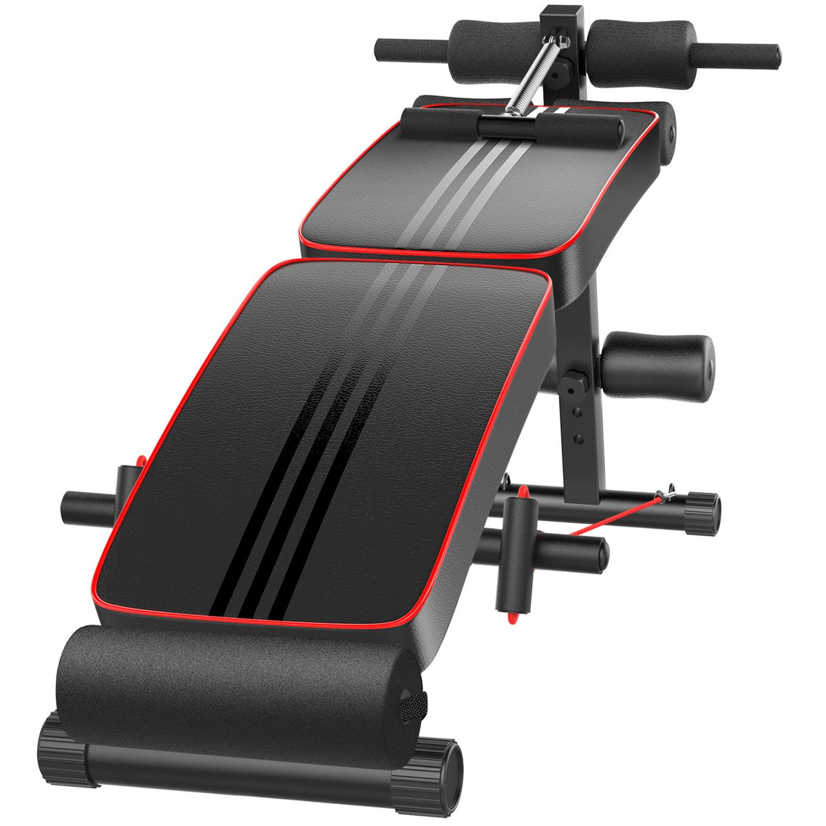 Adjustable Workout Bench With Resistance Band