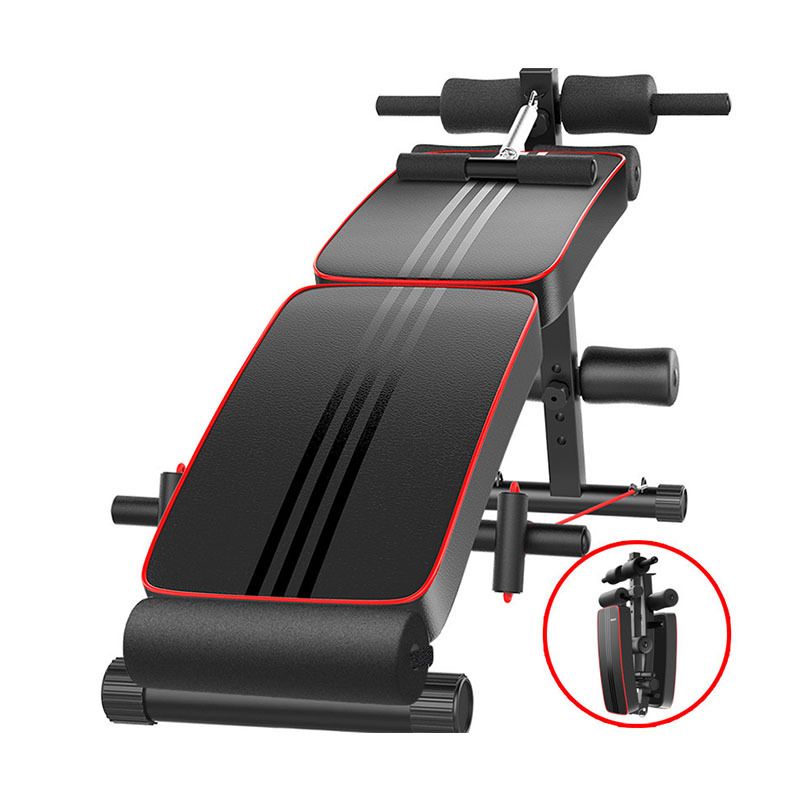 Adjustable Workout Bench With Resistance Band