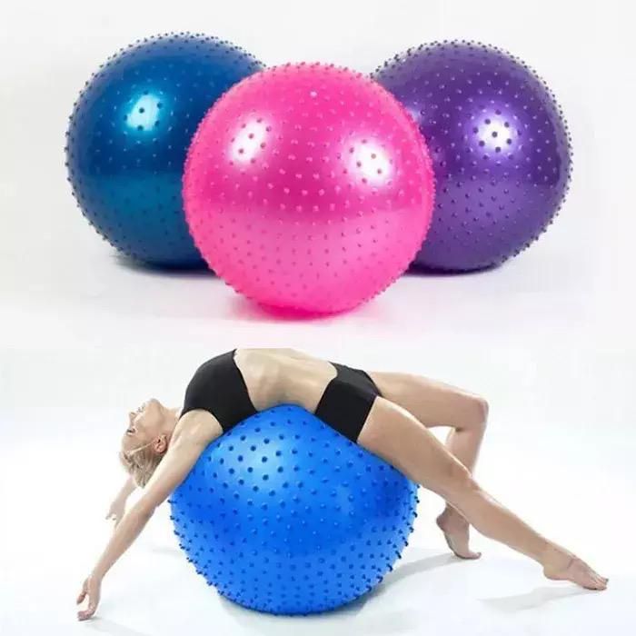 Sit Up Bench With Dumbbells And Pull Up Spring For Arm Coiling Exercise And Exercise Ball.
