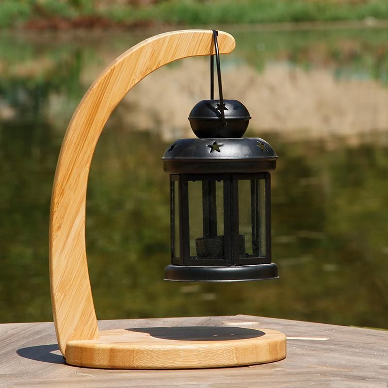 Light Stand Outdoor Camping Lamp Holder Tent Lamp Simple Style Wood Shelf Outdoor Camping Equipment Camping Equipment