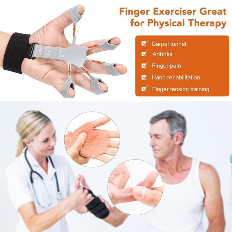 Finger Gripper Guitar Finger Exerciser Hand Strengthener Han