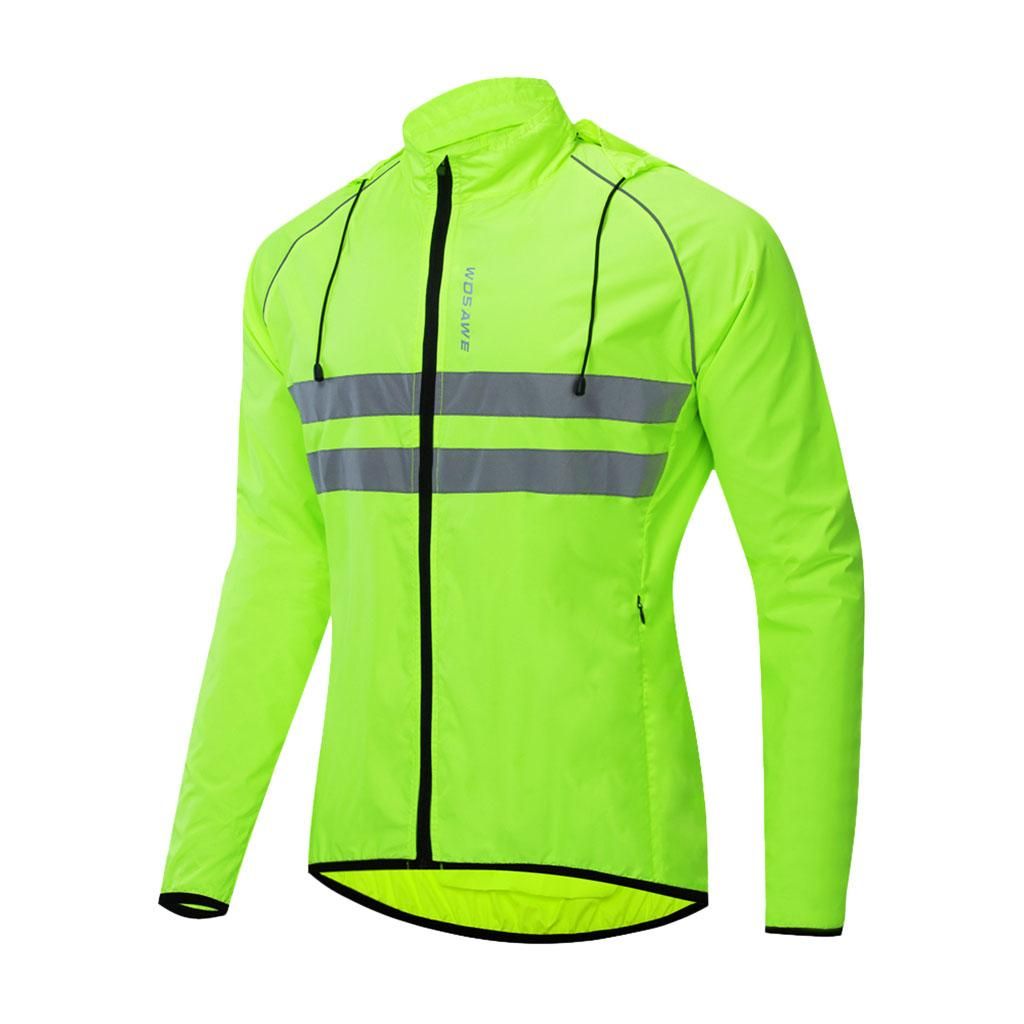 En's Women's Cycling Skin Coat Jersey Bicycle Windproof Jacket Light M