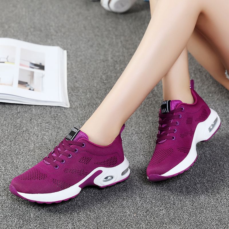 Big Size Womens Sneaker Female Dancing Shoes-Purple