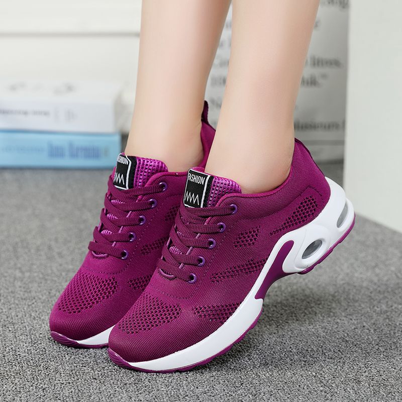 Big Size Womens Sneaker Female Dancing Shoes-Purple