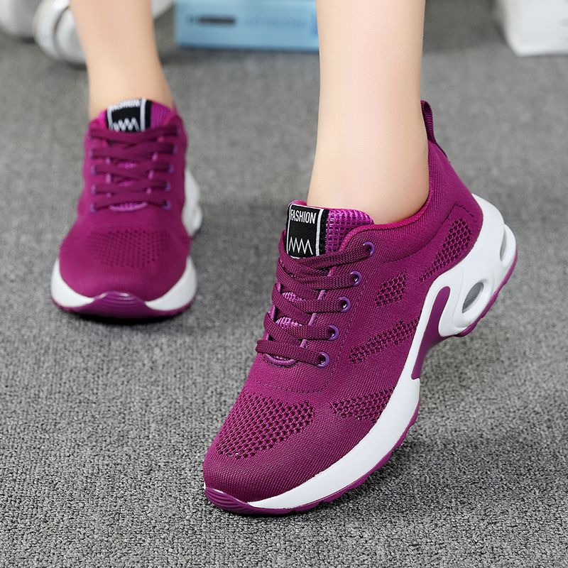 Big Size Womens Sneaker Female Dancing Shoes-Purple