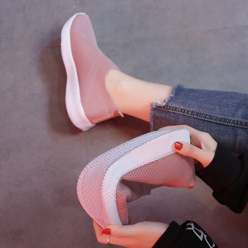 Women Running Sneakers Breathable Mesh Socks Shoes