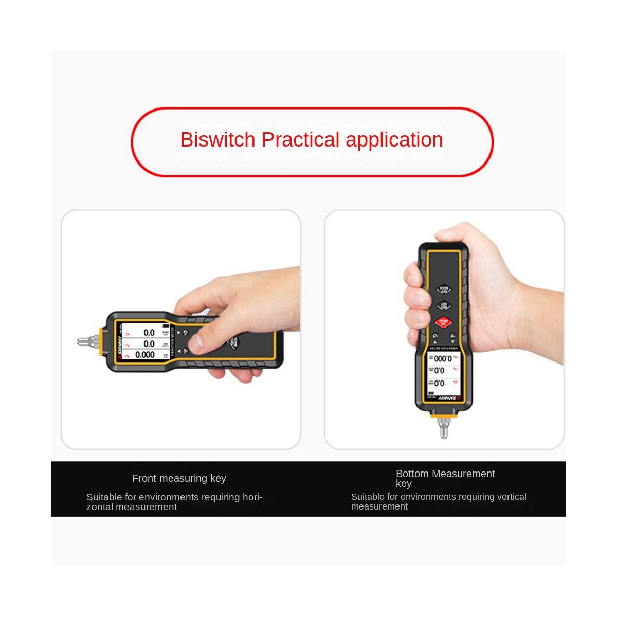 SW65A Digital Vibration Meter High Precision Vibration Detector Vibration Meter