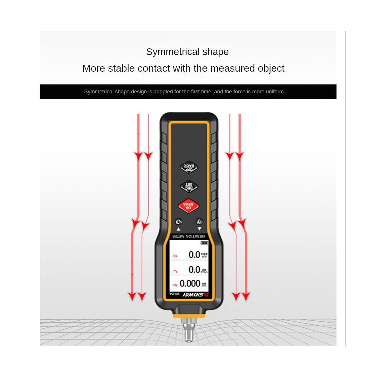 SW65A Digital Vibration Meter High Precision Vibration Detector Vibration Meter
