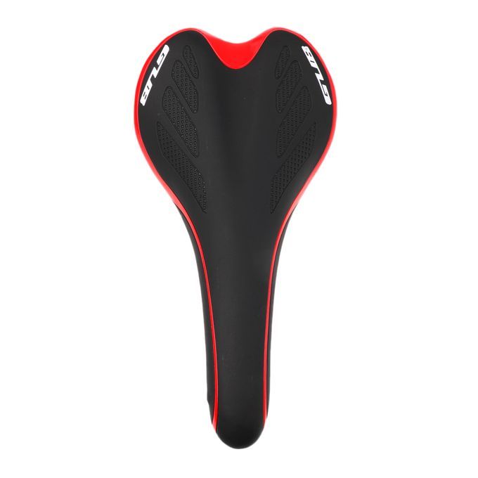 Unisex Bicycle Saddle Cycling MTB Road Bike Front Seat Black-red