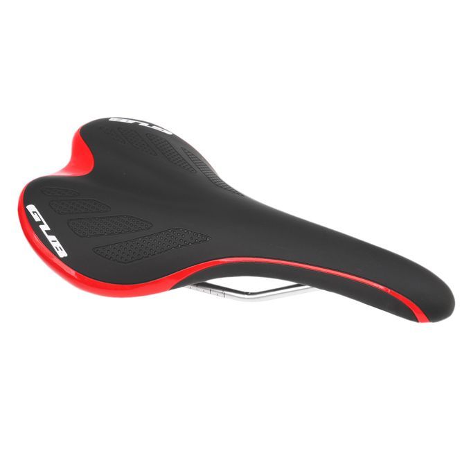 Unisex Bicycle Saddle Cycling MTB Road Bike Front Seat Black-red