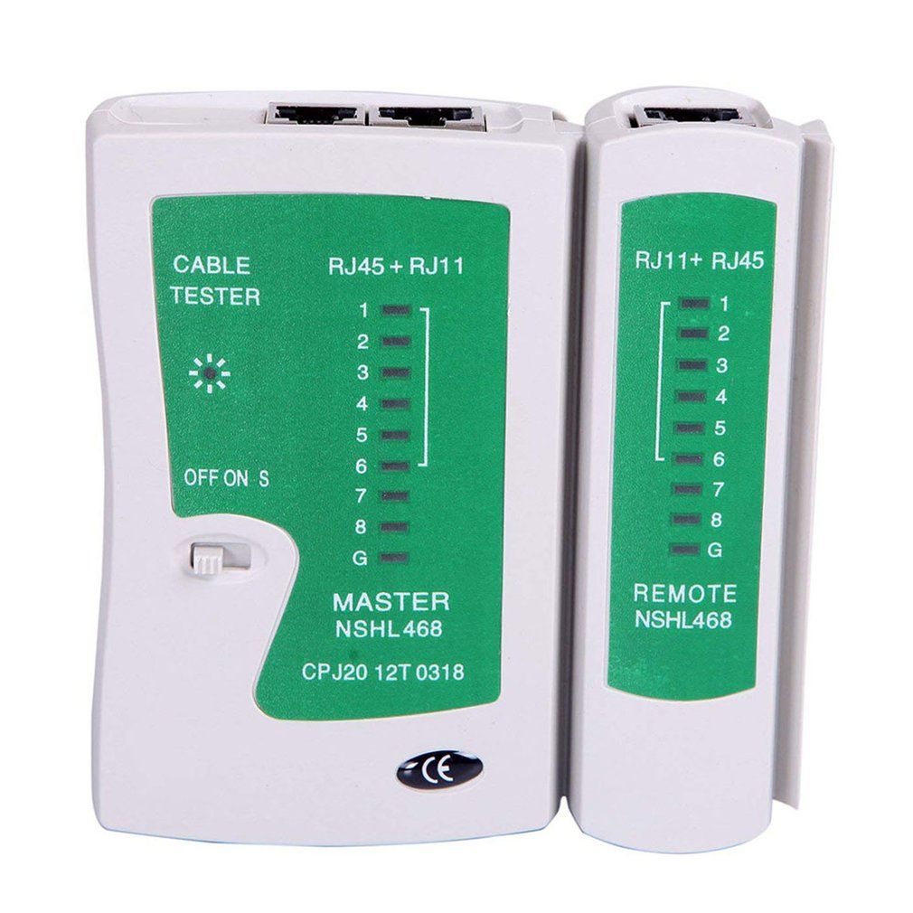 Network Lan Cable Tester Rj45 Rj-11 Cat5 Utp Ethernet Tool Cat5 6 E Rj11 8P