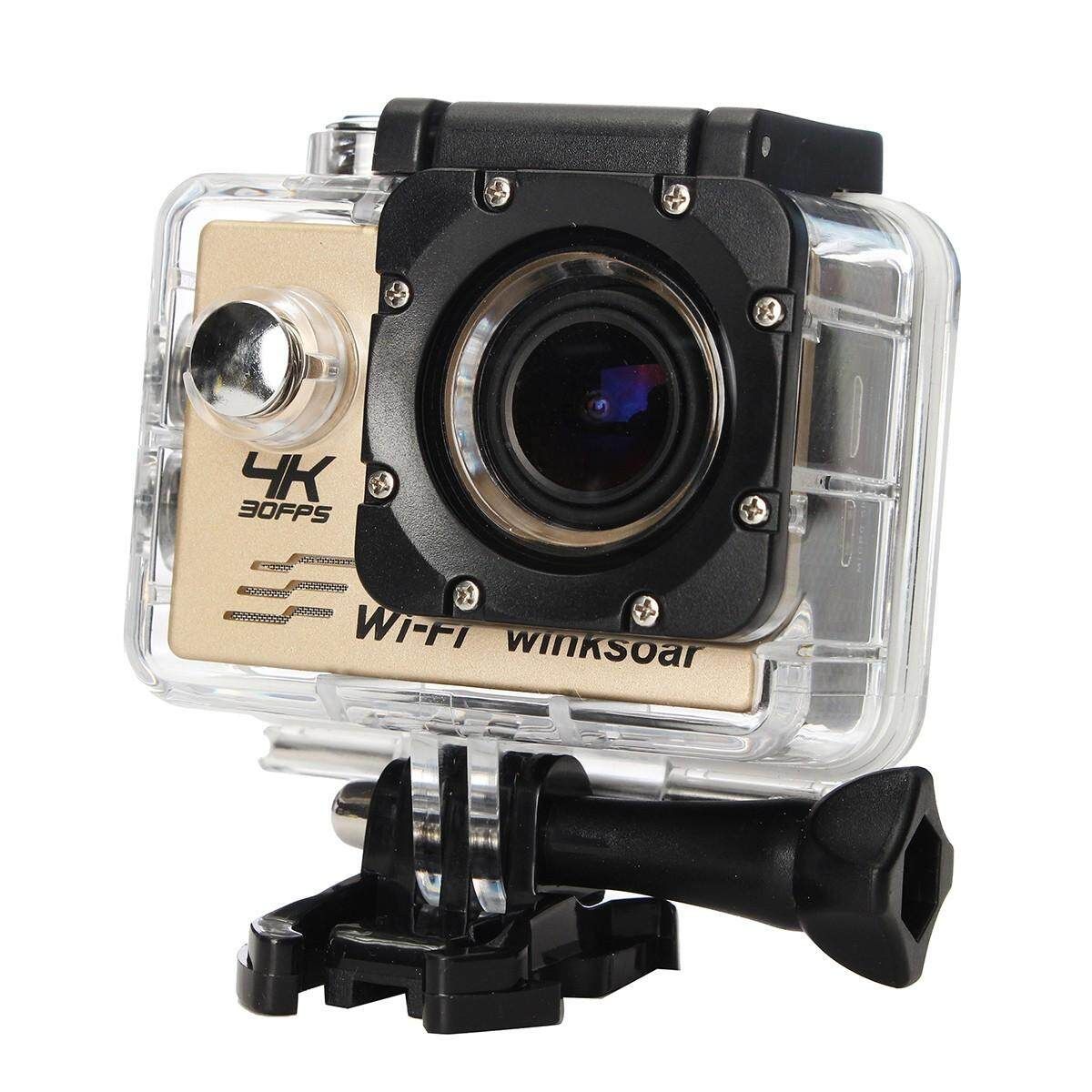 Winksoar SJ8000 Ultra 4K 30fps HD WiFi 2" LCD 170° Sports Action Camera DV Cam Gold Gold