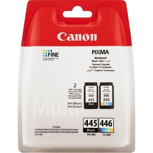 CL-446 And PG-445 Ink Cartridge Multipack - Black & Colour