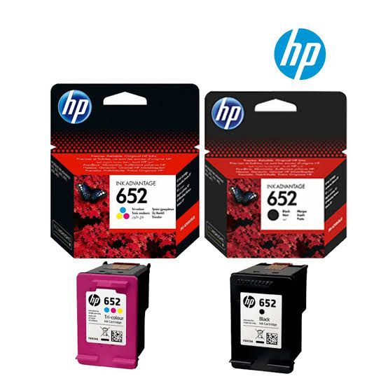 100%  Original 652 BLACK And COLOR INK CARTRIDGE(all In One Shipping)