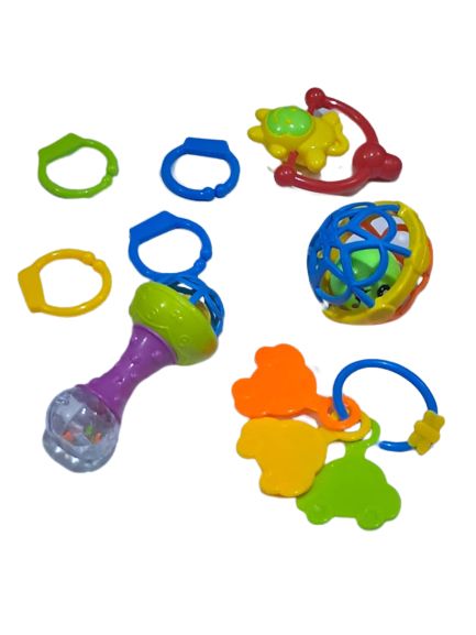 Babies Teether N Rattles - 8 Pieces For 0M+