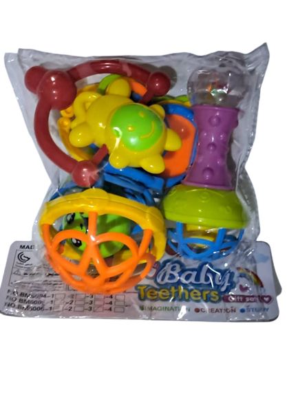 Babies Teether N Rattles - 8 Pieces For 0M+
