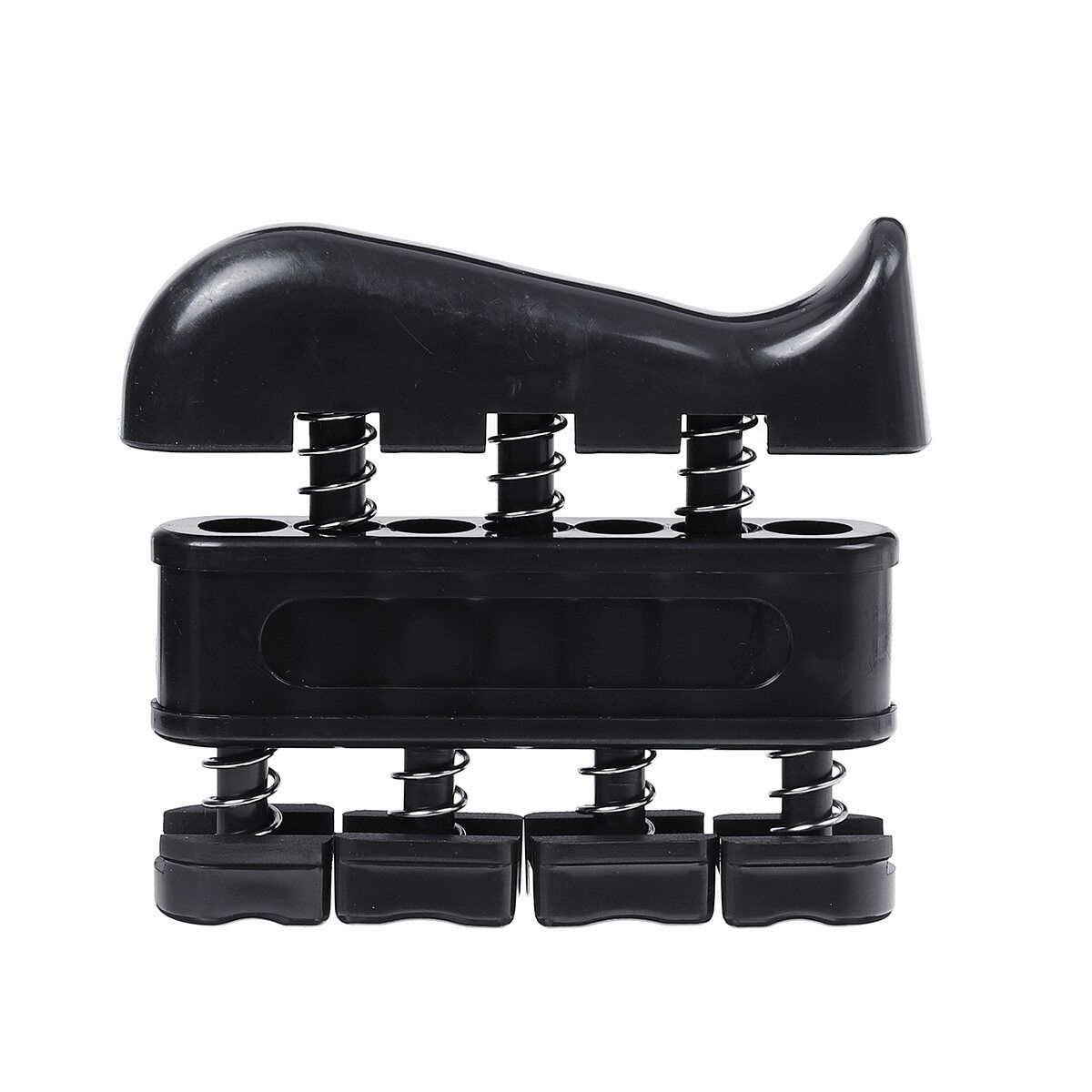 6Pcs/Set Hand Grip Gripper Trainer Countable Training Handshake Tool Adjustable 5-60kg Fitness Wrist Strength Squeezer Finger Strengthener Arm Gym Muscle Black