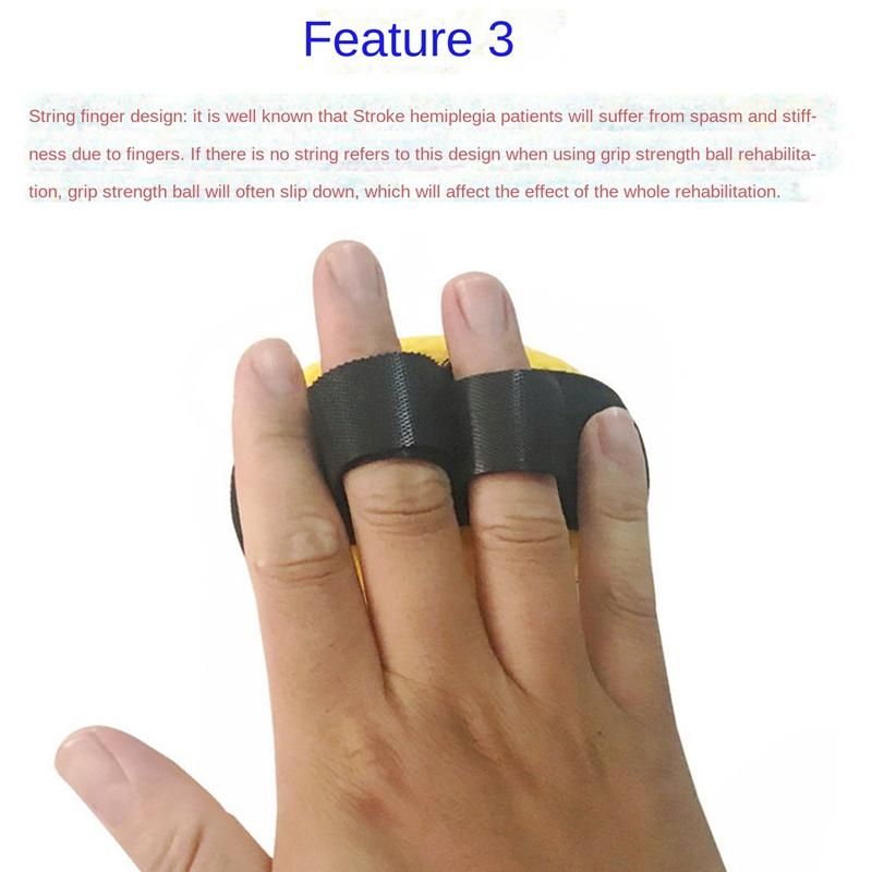 Finger Grip Ball Rehabilitation Training Hand Finger Strengt
