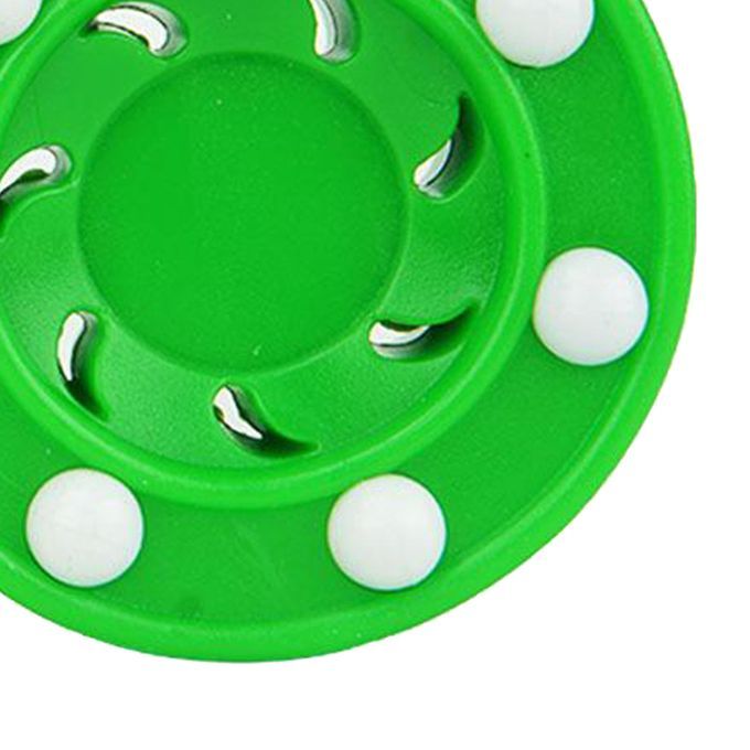2pcs Roller Hockey Game Puck Pro Shot For Practicing Training Green