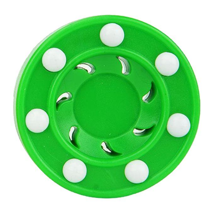 2pcs Roller Hockey Game Puck Pro Shot For Practicing Training Green
