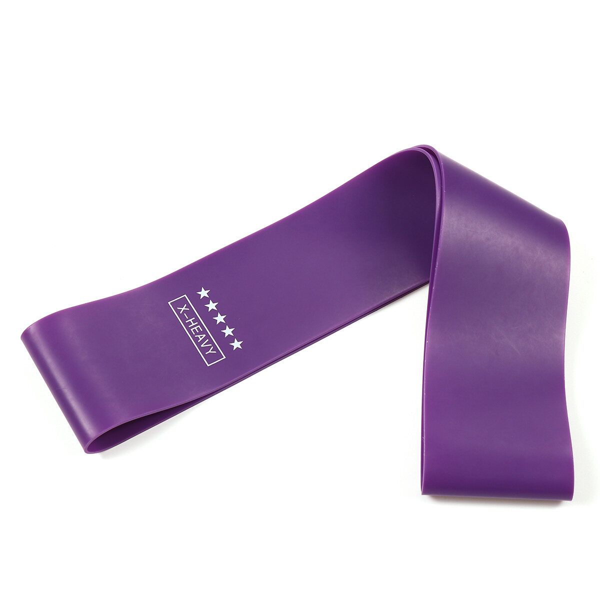 Latex Resistance Bands Strength Training Exercise Fitness Home Yoga 600*50mm Purple(1Pc)