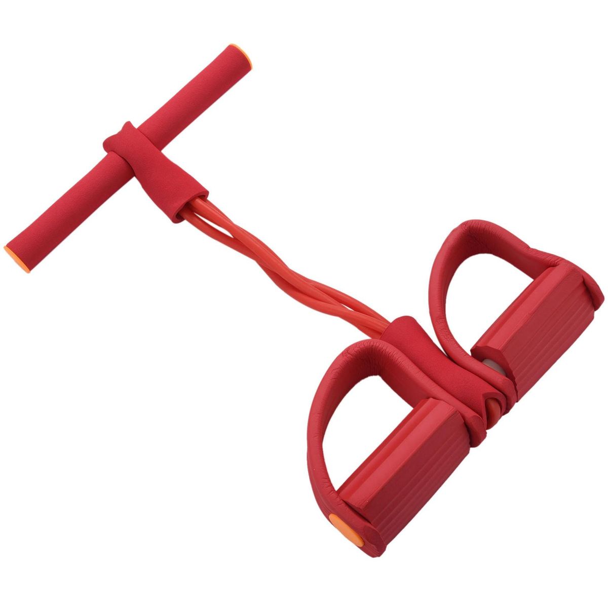 Fitness Equipment Four-Legged Pedal Puller Pedal Yoga Puller Abdominal Device Beauty Waist Body Fitness Equipment - Red