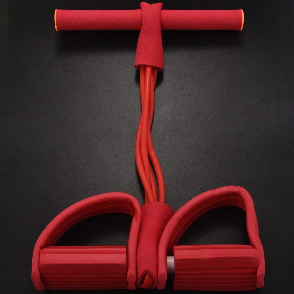 Fitness Equipment Four-Legged Pedal Puller Pedal Yoga Puller Abdominal Device Beauty Waist Body Fitness Equipment - Red