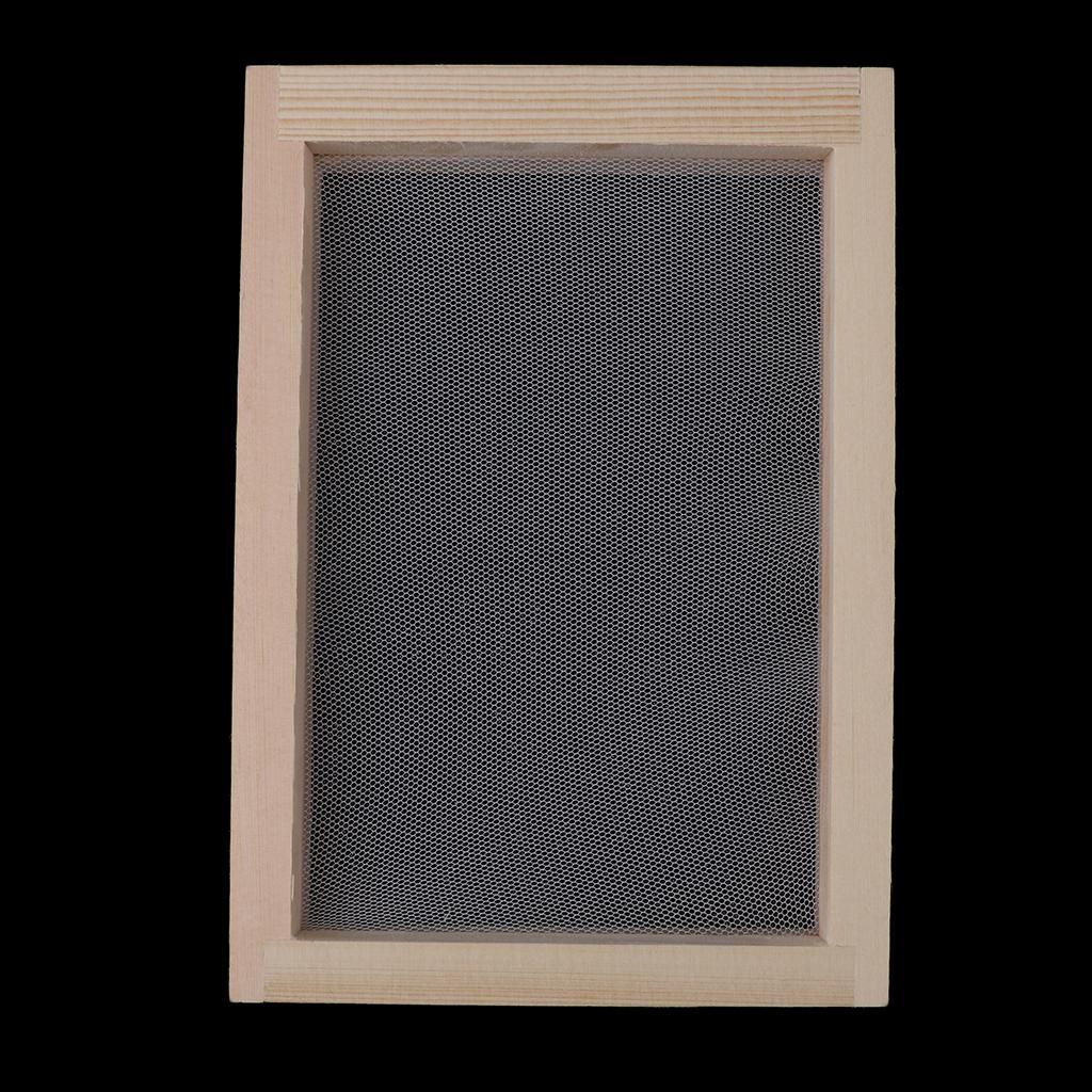 1Set   Wooden Paper Making Mould Frame Screen For Handmade