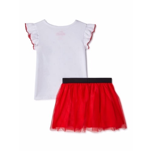 Minnie Mouse Toddler Girls Top & Tutu Set.