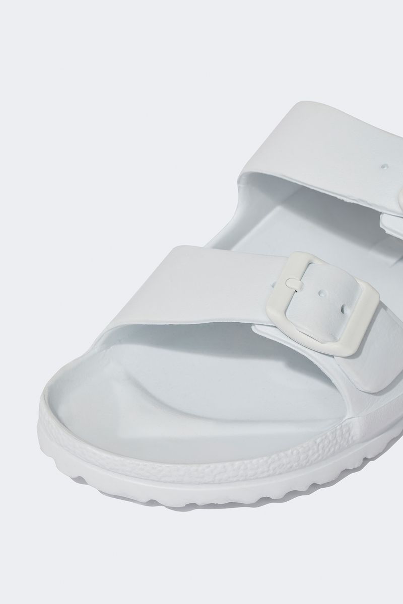 Woman Casual Slipper-Flipflop - White
