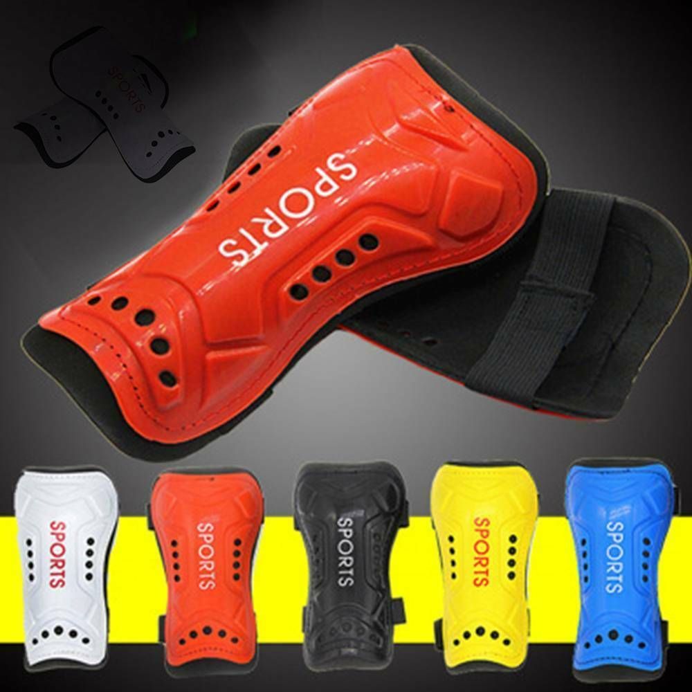 1 Pair Sports Soccer Shin Guard Pad Sleeve Sock Leg Support Football Compression Calf Sleeve Shinguard For Kids Adults-red-L For Adult