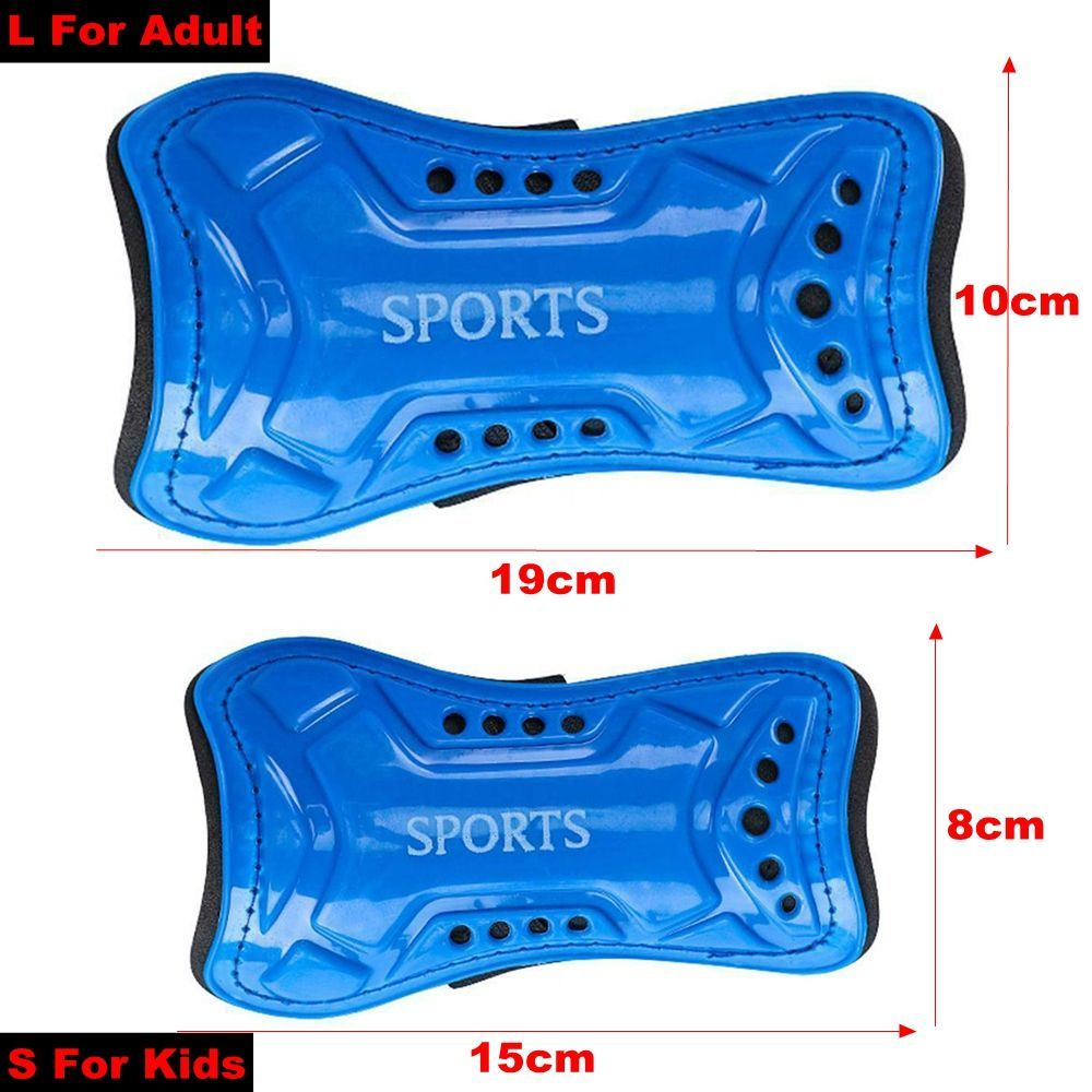1 Pair Sports Soccer Shin Guard Pad Sleeve Sock Leg Support Football Compression Calf Sleeve Shinguard For Kids Adults-red-L For Adult