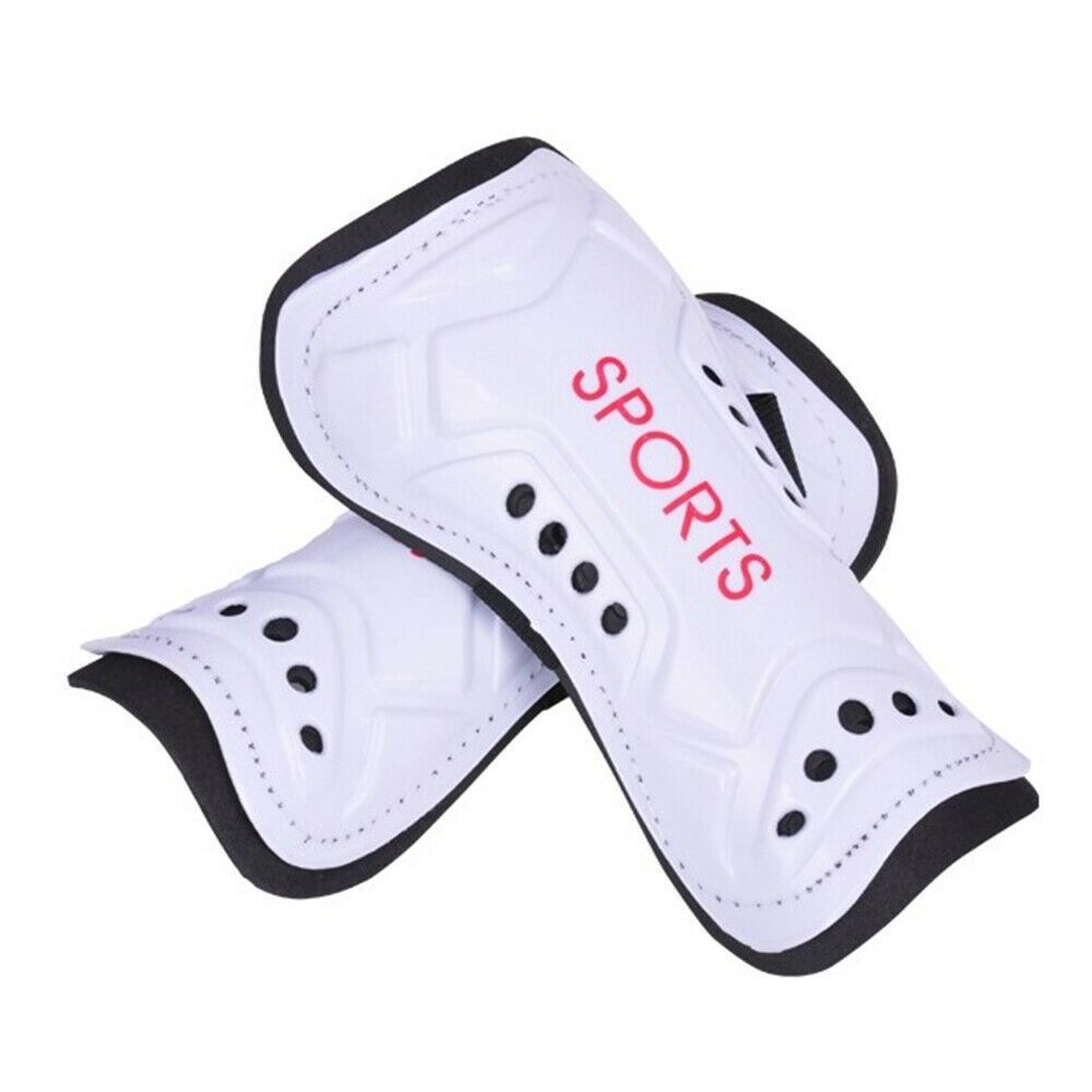 1 Pair Sports Soccer Shin Guard Pad Sleeve Sock Leg Support Football Compression Calf Sleeve Shinguard For Kids Adults-red-L For Adult