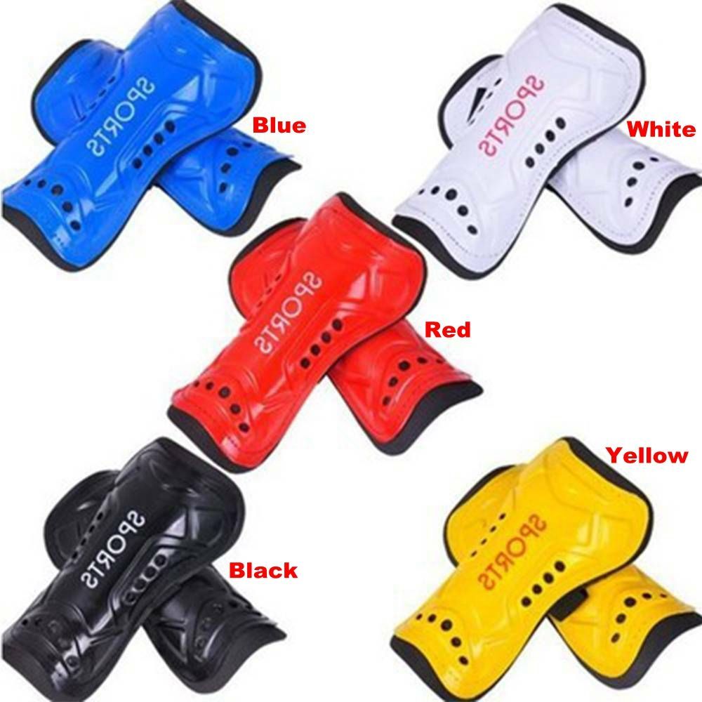 1 Pair Sports Soccer Shin Guard Pad Sleeve Sock Leg Support Football Compression Calf Sleeve Shinguard For Kids Adults-red-L For Adult