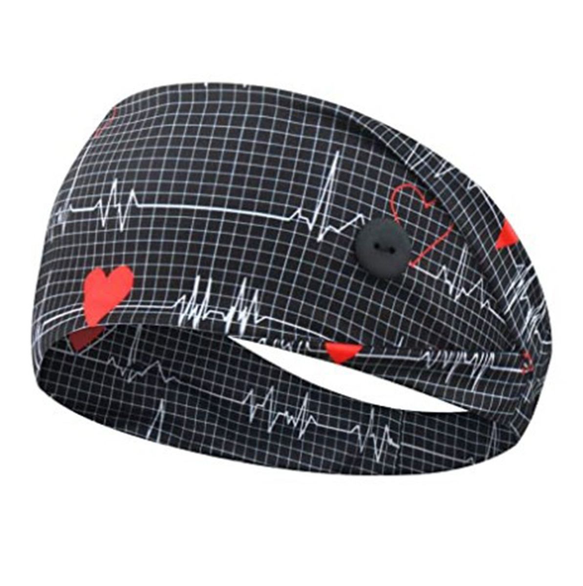 Stretch Wrap Women Bands Elastic Sports Headwear Headbands Cotton Turban Headpiece Hair Turban Wide Head Fitness & Yoga-B