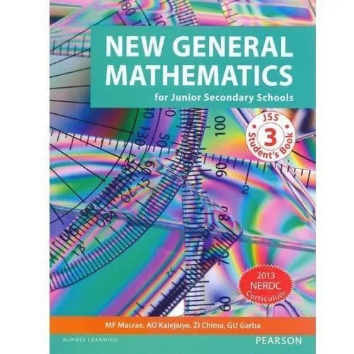 New General Mathematics For Junior Secondary Schools - Student's Book 3