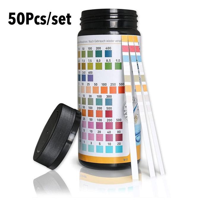 50pcs 14 In 1 Water Quality Test - PH Test Strips
