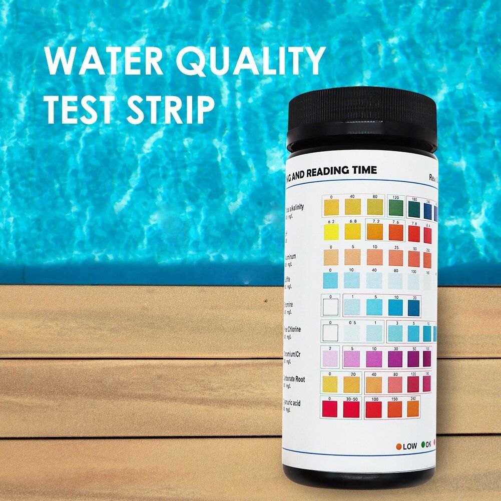 50pcs 14 In 1 Water Quality Test - PH Test Strips